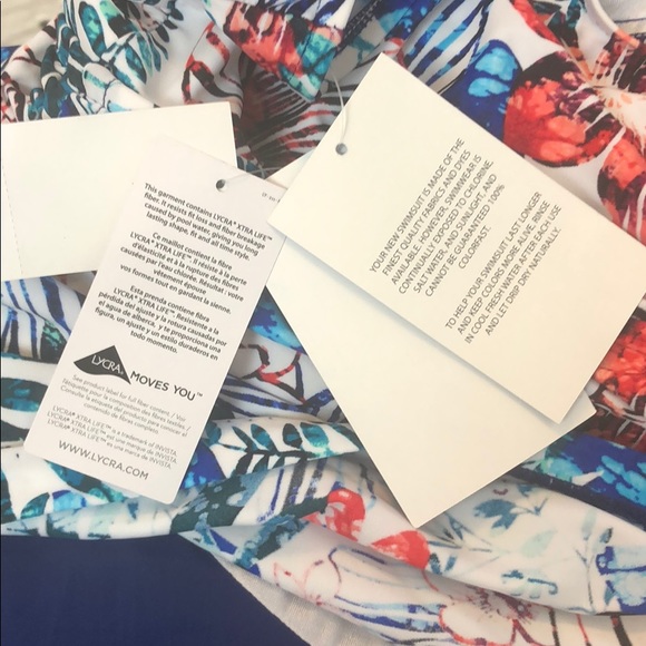 Azul one piece Swim Dress - Picture 5 of 12